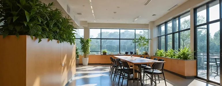 Zrównoważone projektowanie wnętrz medycznych — materiały i energooszczędność