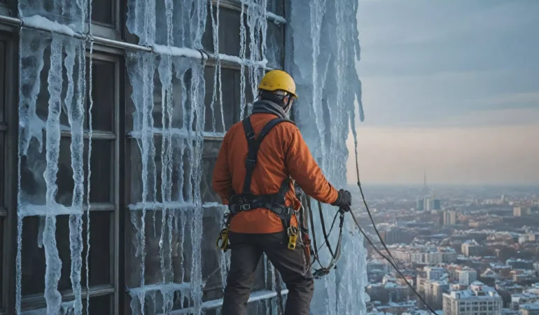Prace alpinistyczne zimą w Warszawie — przygotowanie i główne zagrożenia Prace alpinistyczne zimą w Warszawie — przygotowanie i główne zagrożenia