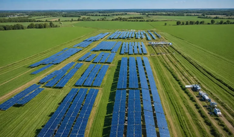 Zastosowanie robotów i dronów w czyszczeniu farm fotowoltaicznych